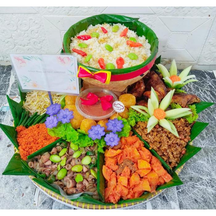 Nasi Liwet Bakul 7 Porsi/Paket Nasi Liwet Bakul Menu Komplit/Nasi Liwet Enak