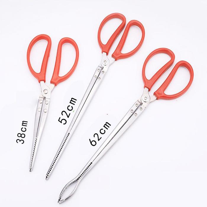 Pck-11 Ting Ct Crap Tongs Ukuran 62Cm Alat Penjepit Barang Ting Ambil Seafood Kepiting Belut Ikan