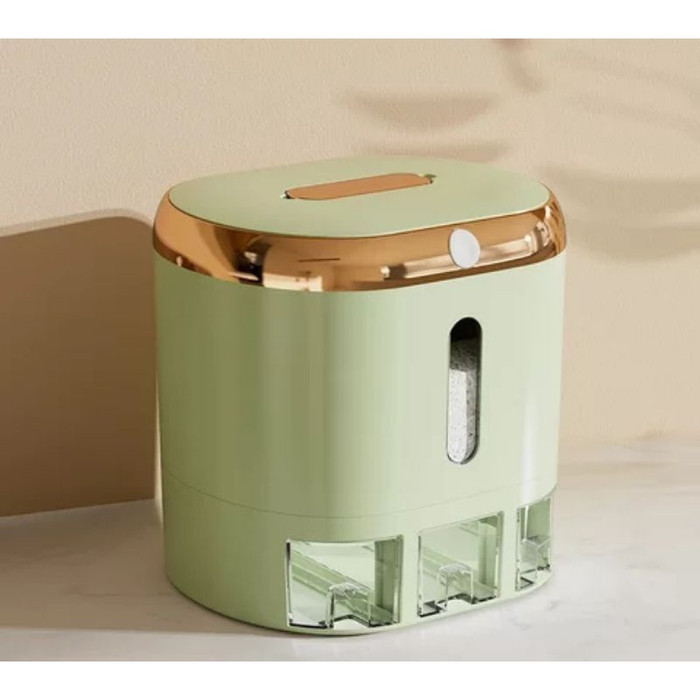 DISPENSER WADAH BERAS / BOX TEMPAT BERAS CANTIK ESTETIK RICE BUCKET