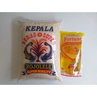 Paket Sembako Beras 5 Kg dan Minyak 1 L