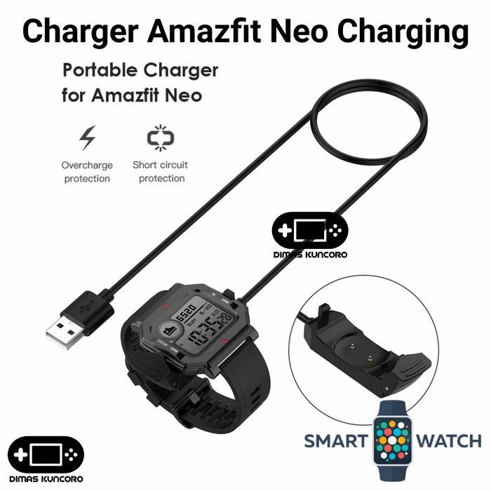 CHARGER AMAZFIT NEO CHARGING KABEL HUAMI RETRO USB SMARTWATCH