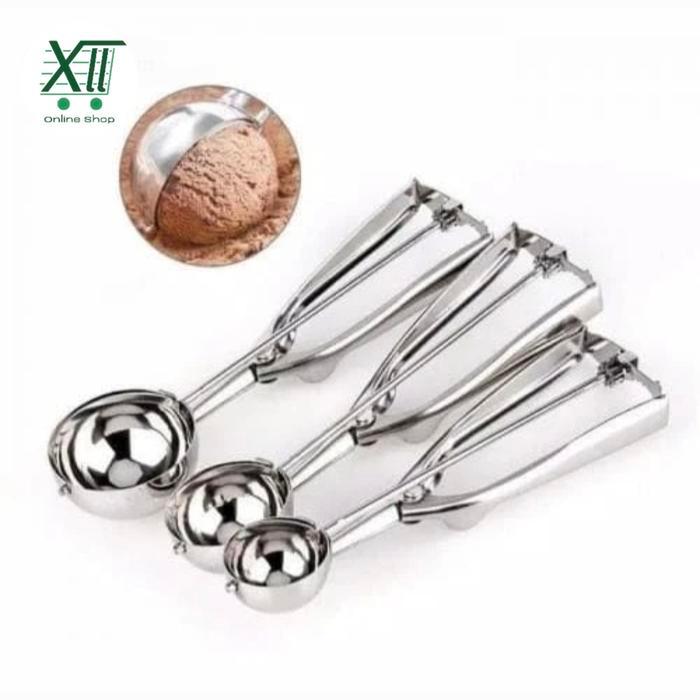 Yakima Ymy~23 Ice Cream Scoop Sekop Es Krim Bulat Stainless Steel