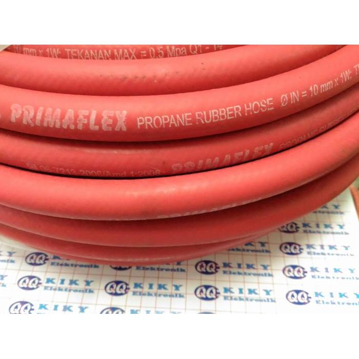 selang gas LPG ORANGE anti tikus PRIMAFLEX meteran anyaman kawat baja