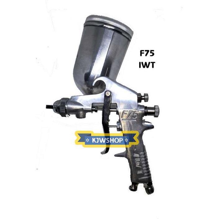 SPRAY GUN CAT PAINT F75G IWT SPRAY GUN IWT F75 G TABUNG ATAS SPRAY GUN F75 G IWT SPRAY GUN TABUNG