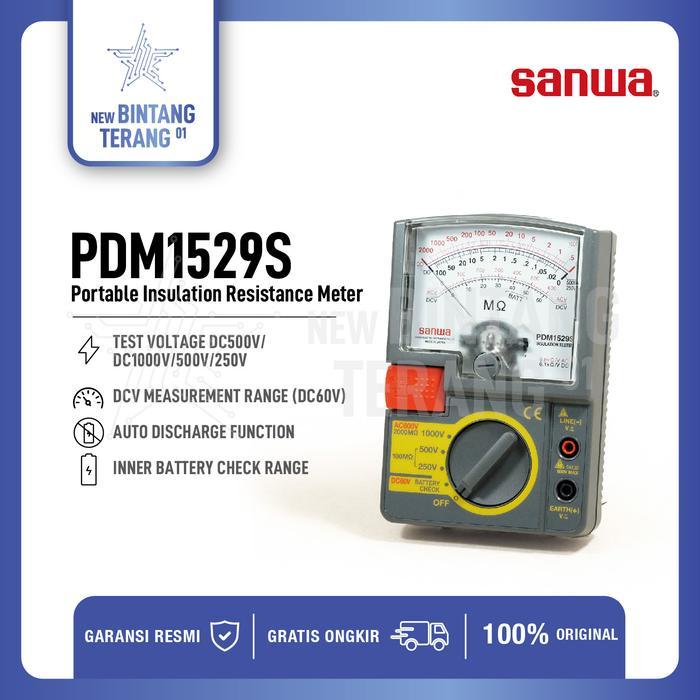 Sanwa PDM1529S Analog Insulation Tester