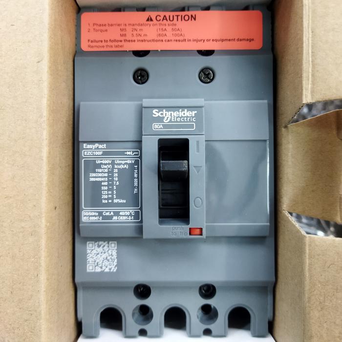 Mccb Ezc 100F 75A-100A 15Ka Schneider