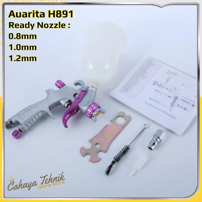 SPRAY GUN AUARITA H891 HVLP 0.8MM CUP 250ML