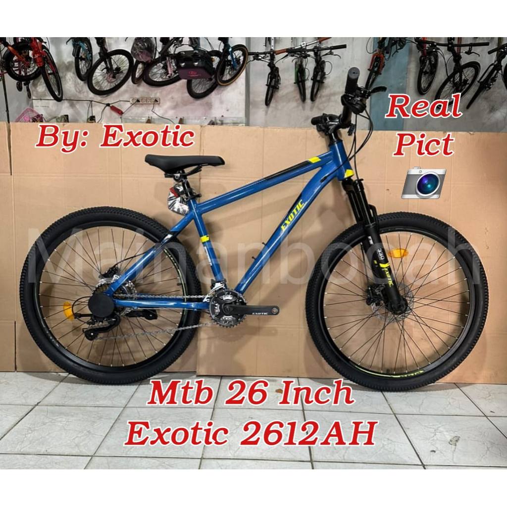 PROMO SEPEDA GUNUNG MTB 26 INCH EXOTIC 2612 AH TERBARU