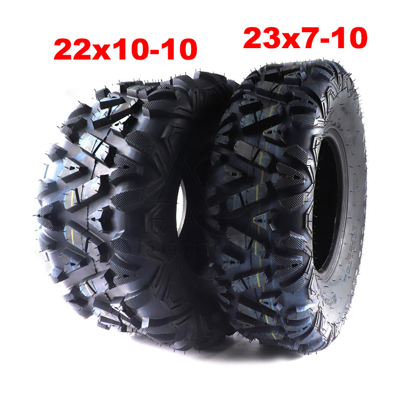 10-inch tubeless tire front wheel 23x7.00-10 rear wheel 22X10-10 outer tire four-wheel ATV GOKART ka