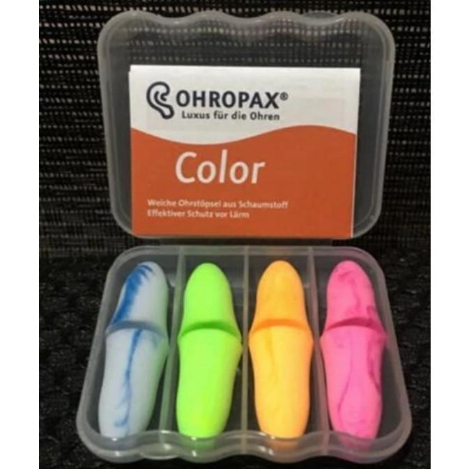 OHROPAX PROFESSIONAL COLORED FOAM EARPLUGS EAR PLUGS TRAVAL SLEEPING