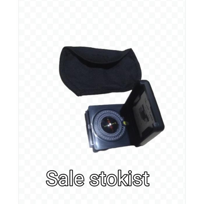 "New" SET kompas & sarung travel compass kiblat penunjuk arah shalat sholat islam al kaabah Muslim