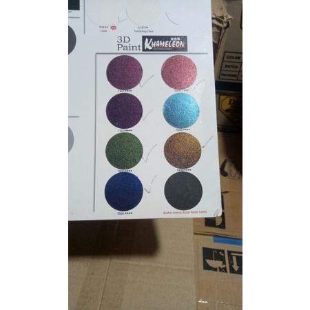Pilok Pilox Samurai Khameleon Bunglon Samurai Bunglon Unggu Biru Merah Violet T401 3D Paint