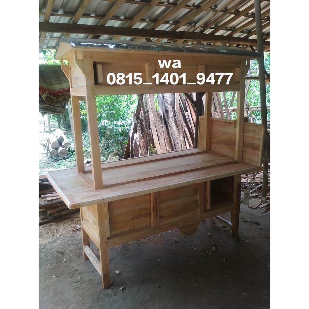 gerobak angkringan tanpa lubang, rombong angkringan