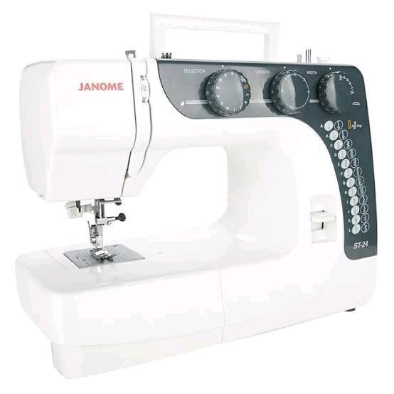 Original Janome | Mesin Jahit Portabel Janome ST 24 Semi Obras Lubang Kancing
