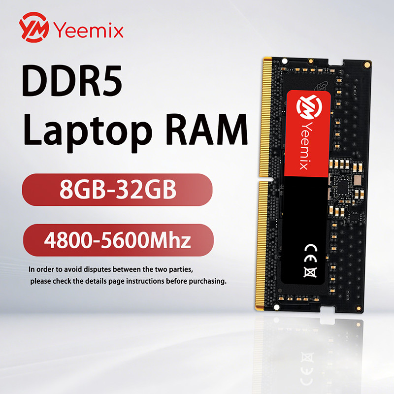 Yeemix DDR5 32GB 16GB 8GB 4800 5200 5600MHz Memory Ram DDR5 Notebook Memory SODIMM Laptop RAM