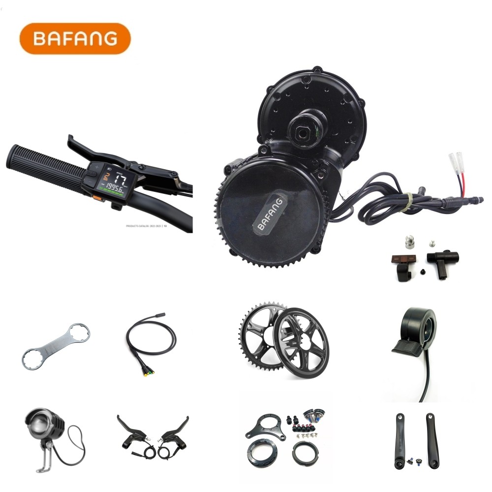 Bafang 48V750W UART kit Complet Mid Drive Motor 8fun BBS02 Bicycle Electric eBike Conversion Kit