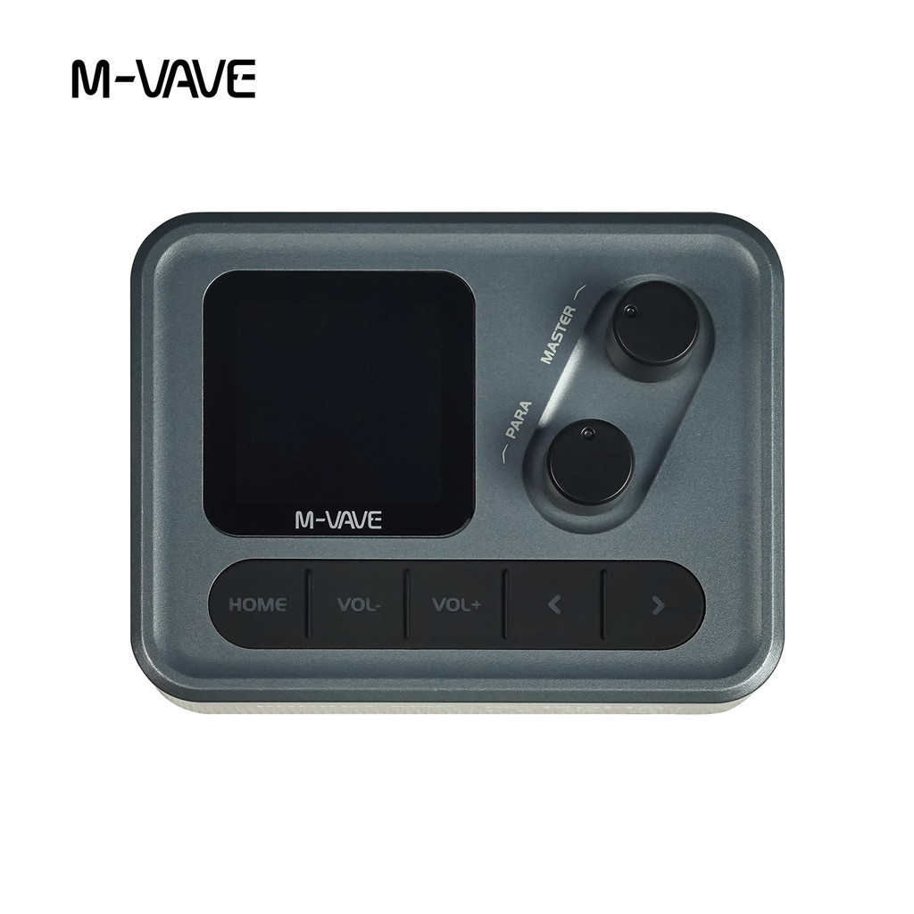 M-VAVE POCKET AMP Mini Guitar Bass Amp 1.54" LCD Color Screen APP Control Multi-Function Desktop