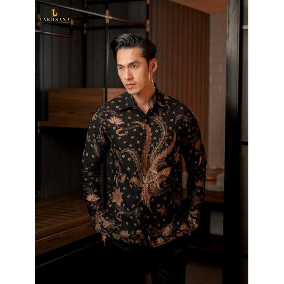 ASLI Batik Tulis Motif Manunggaling Lakhsana Batik - Kemeja Batik Tulis Premium Lengan Panjang Bahan