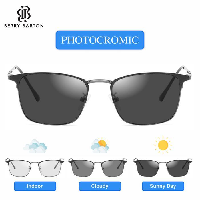 Berrybarton Kacamata Komputer Anti Radiasi Blueray Photocromic 101902