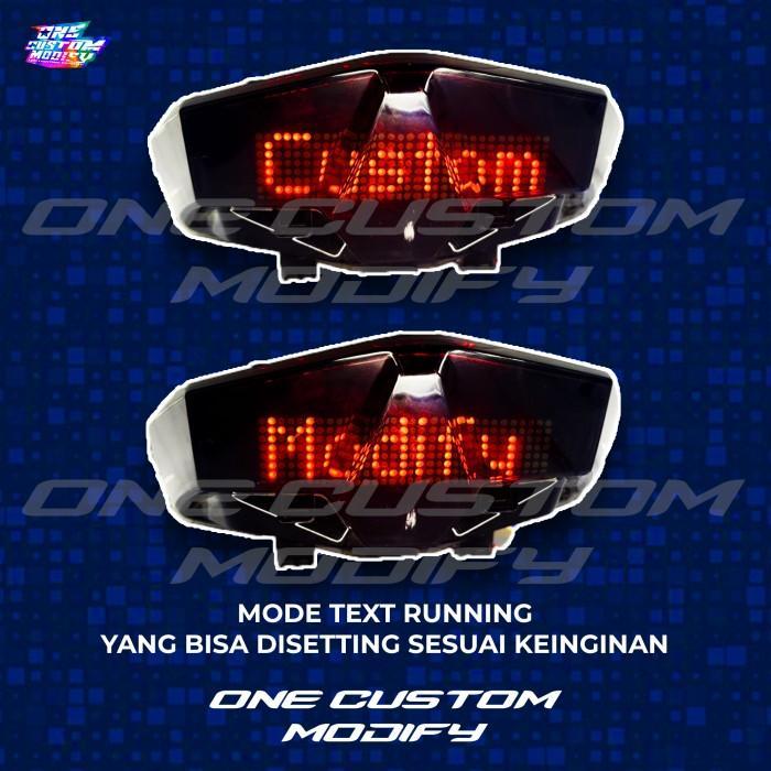 ORDER Stoplamp Running Text Animasi Vario 125-150 New Lampu LED Rem Belakang Modifikasi Variasi