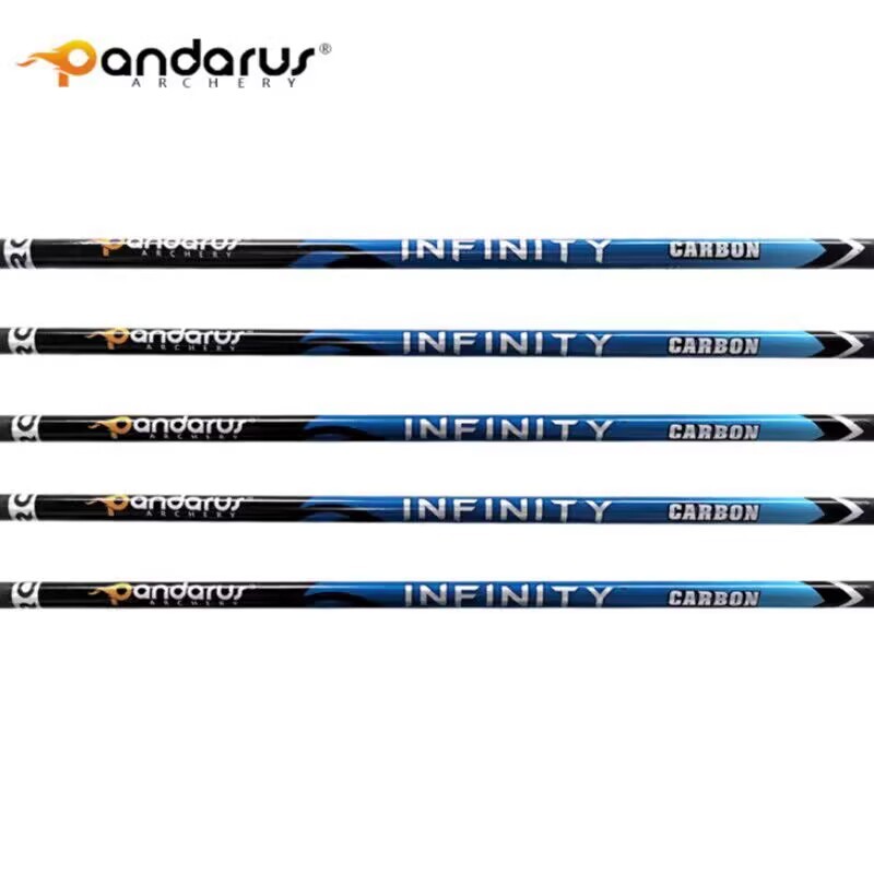 6/12pcs Pandarus ID4.2mm Infinity 100% Pure Carbon Arrow Shaft Spine400-1500 Archery Arrow Tube