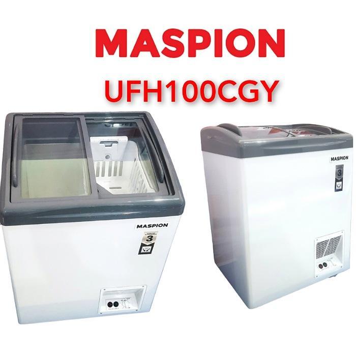 Chest Freezer Uchida UFH100C / Freezer Box Uchida 100L UFH 100C - UFH-100CGY