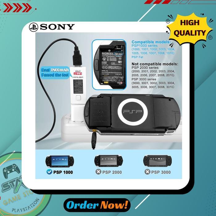 Baterai Psp Sony Fat Seri 1000-1006