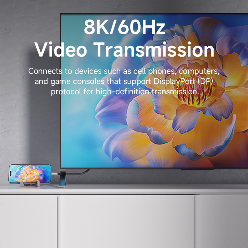 Hagibis USB4 Phone Lanyard Cable Portable USB C to Type-C Wrist Lanyard Cable 240W 80Gbps for