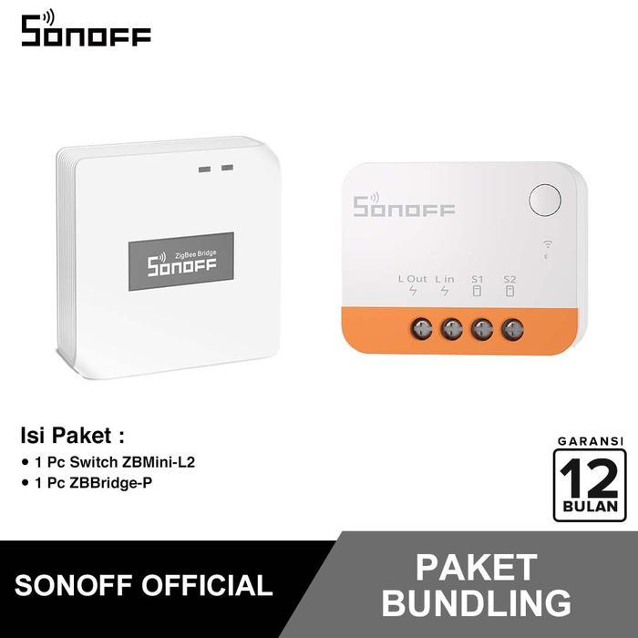 Bundle Sonoff Smart Swit ZBNI-L2 + Sonoff Bridge ZBbridge-P