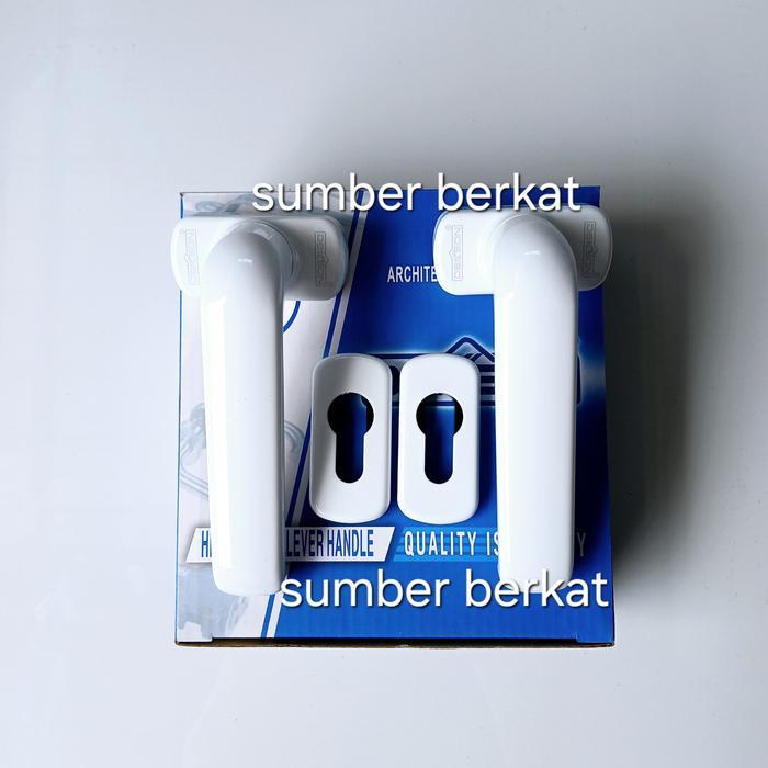 Handle pintu aluminium dekson Lhr 0816 putih , Handle dekson lhtr 0816 putih