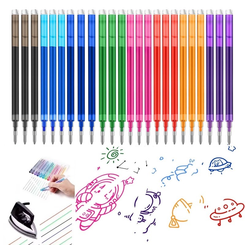 6 PCS Erasable Pen Heat Erasable Refill Gel Pen Pilot-Frixion-Erasable-Pen Frixion-Refill