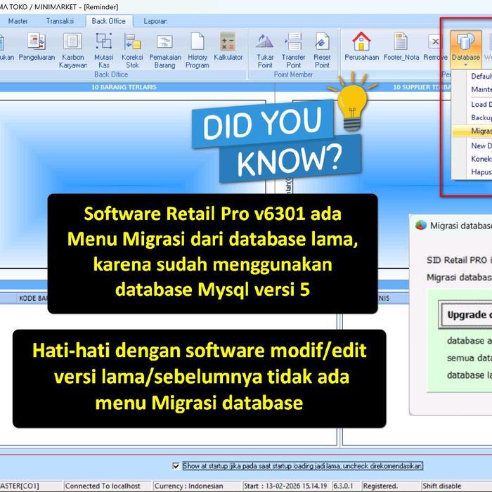 Software Kasir Toko Minimarket SID Retail Pro Aplikasi Penjualan Ecer dan Grosir Terbaru