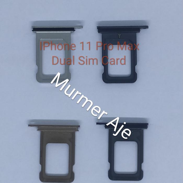 SIM CARD TRAY SLOT SIM CARD IPHONE 11 PRO MAX DUAL SIM OEM