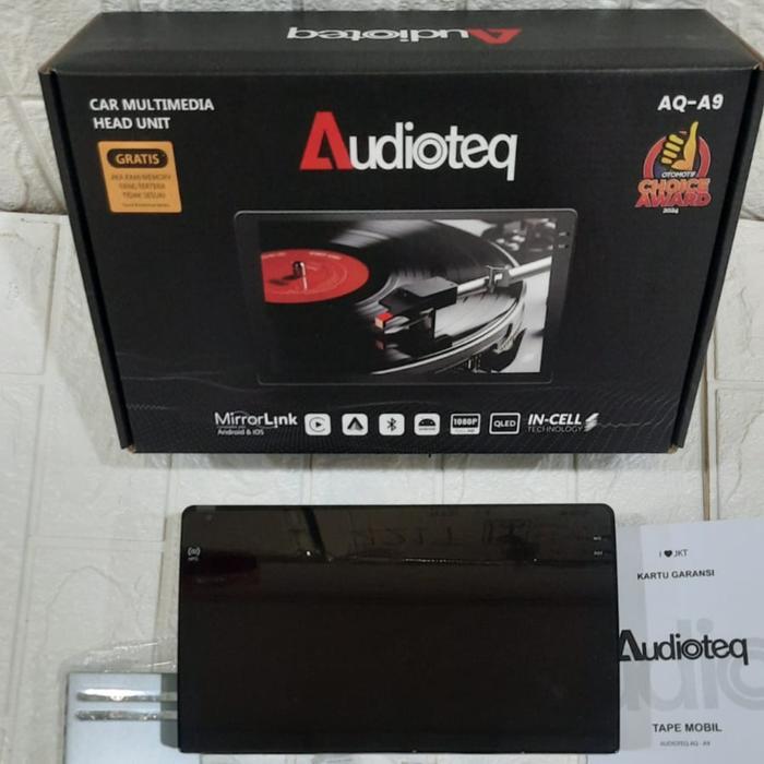 Head Unit Android 9 Inch Audioteq Ram 4/128gb