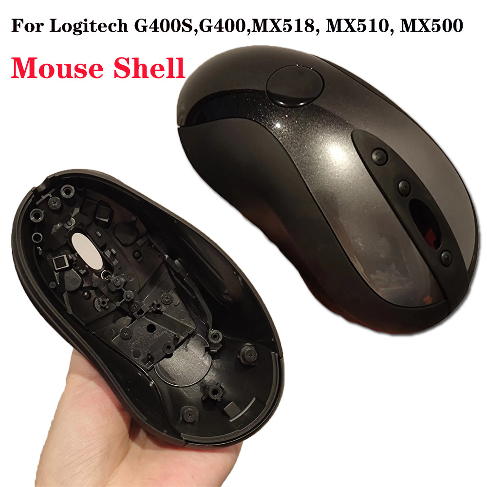 Replacement Mouse Outer Case for Logitech G400S MX500 MX518 Mouse Top Shell Upper Cover Black Case