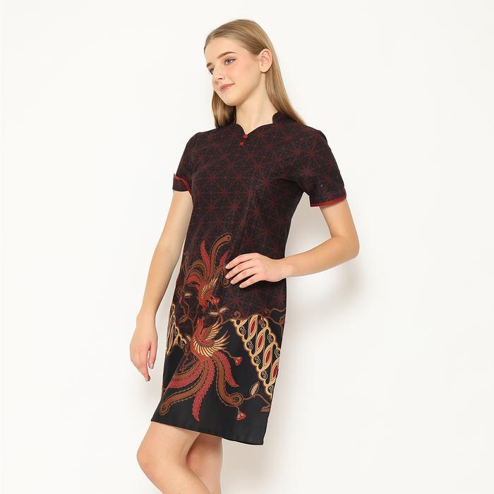 My Aksa Batik Wanita Dress Furing Tanisha Tristan