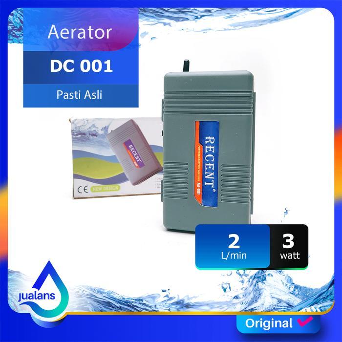 Aerator Baterai Recent Dc 001 Pompa Udara Aquarium Kolam