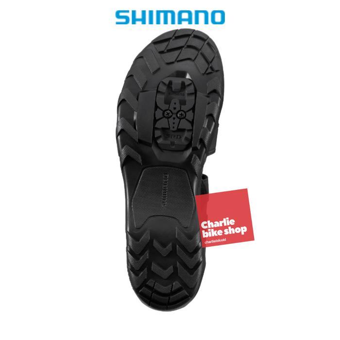 Shimano Cycling Sandal SH-SD501 Compatible Used Cleat MTB - Black