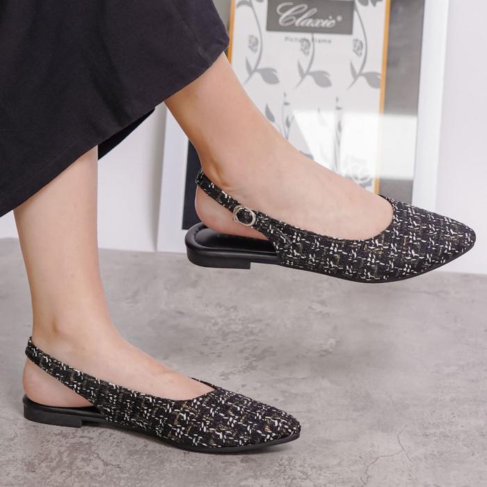 Donatello - Ruth Sepatu Sandal Wanita Flatshoes 1Cm Size 36 40 Tidak Licin Flat Shoes Korea Casual