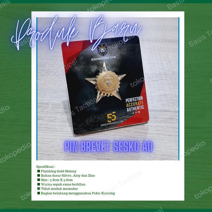 PIN BREVET SESKO AD 55 INDONESIA