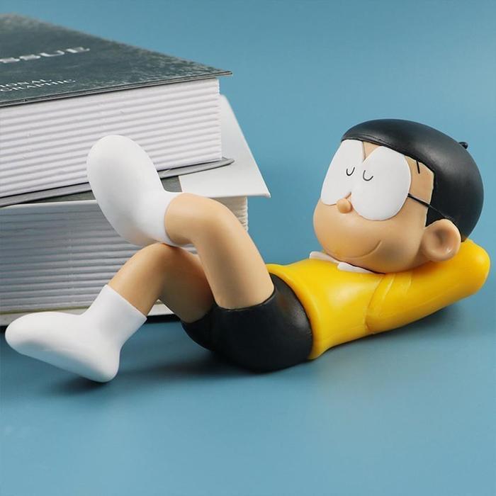 Mainan Static Figure Sleeping Nobita Nobita Tidur Doraemon Figure Panjang Sekitar 7 Inch High