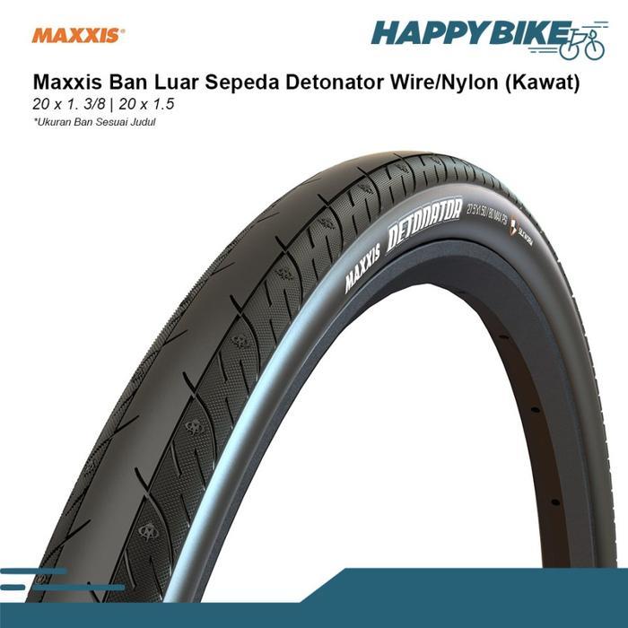 MAXXIS TIRE BAN LUAR SEPEDA LIPAT BMX DETONATOR 20 X 1.50 NYLON