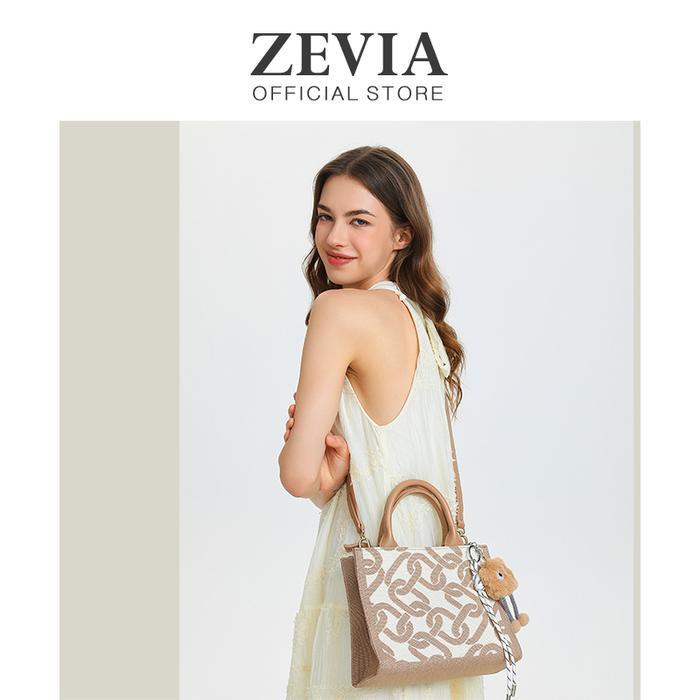 Elizabeth - Luna Bag Tas Anyaman Tas Keranjang Tas Selempang Wanita Handbag Tas Korean Style Hitam