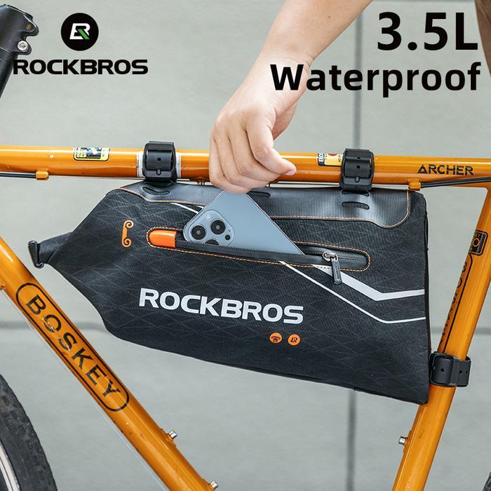 Rockbros - Tas Frame Tengah Sepeda Bike Bag Tube Touring Waterproof