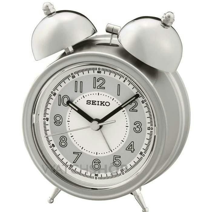 Jam Meja Weker SEIKO ORIGINAL QHK035S Funny Bells Best Seller QHK035