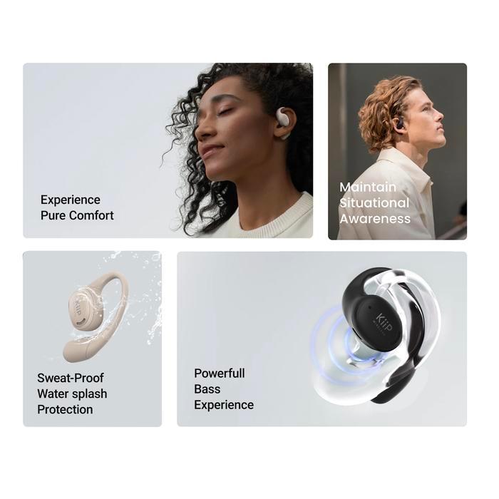Kiip Wireless Dth5 Tws Bluetooth Headset Headphone Earphone Earhook