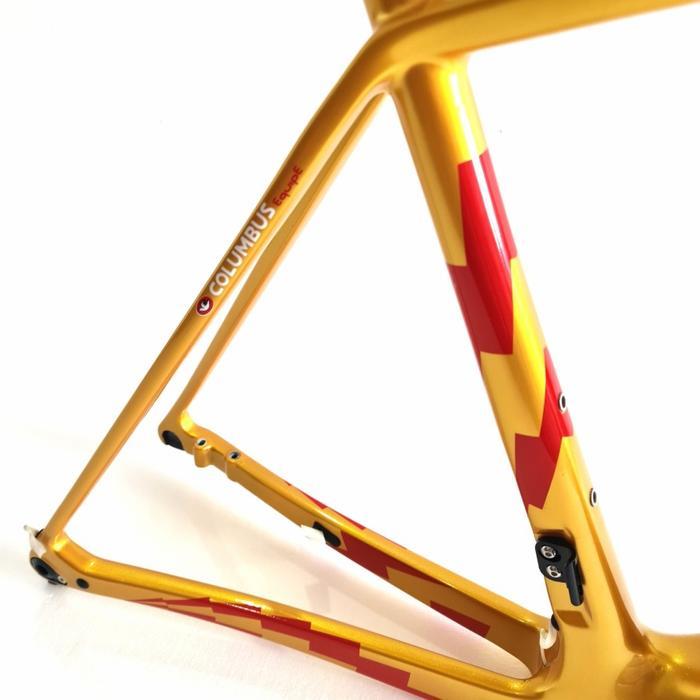 Frame Roadbike Cinelli Palio Disc Frameset Yellow Mellow