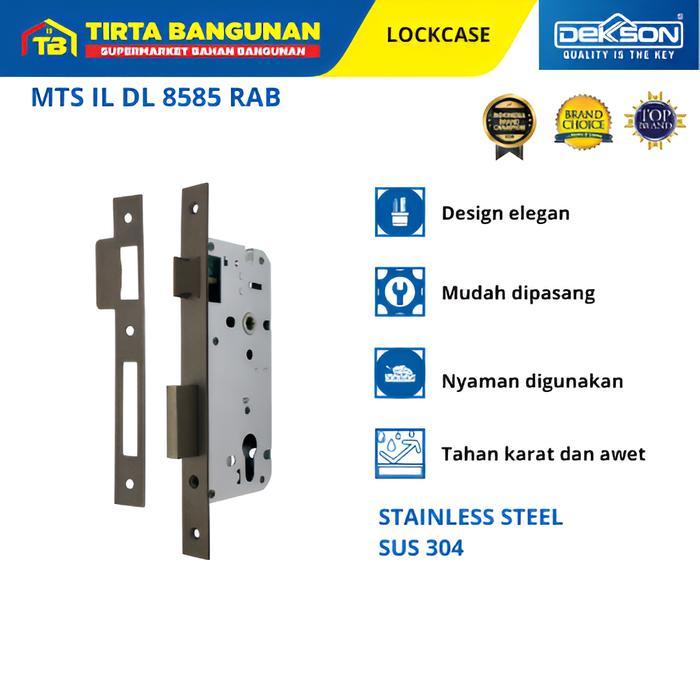 DEKKSON MORTISE LOCK MTS IL DL8585 BODI KUNCI