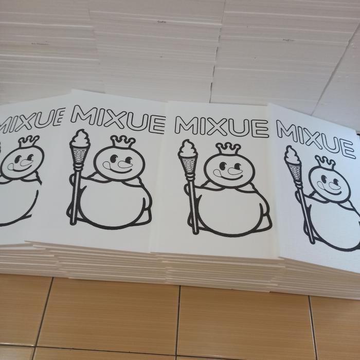 sterofoam lukis melukis anak anak