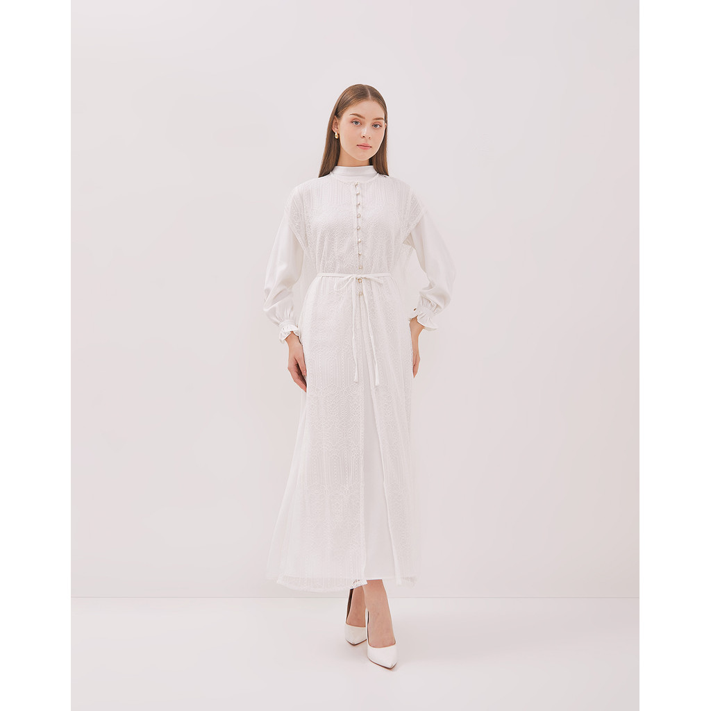 VALINO Gamis Putih Wanita - D-ECEK06-A5